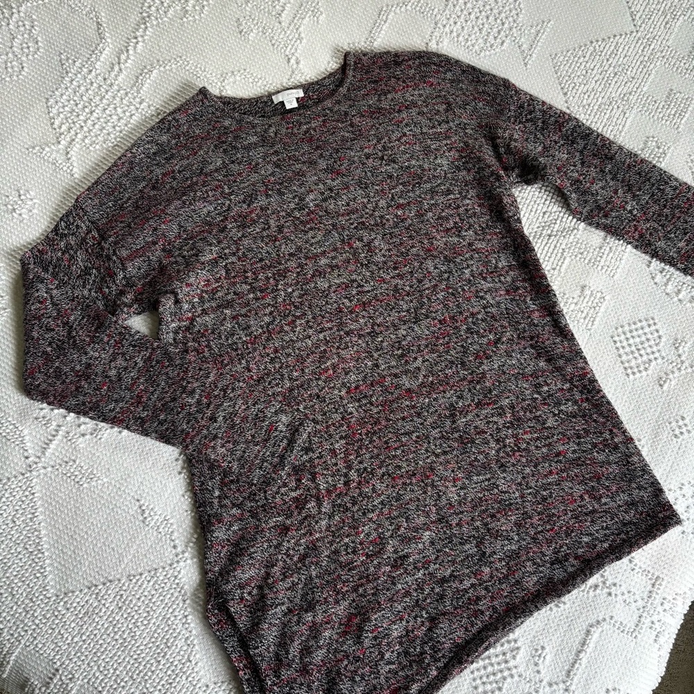 Pure Jill women’s‎ size medium cotton nylon wool cashmere asymmetrical sweater